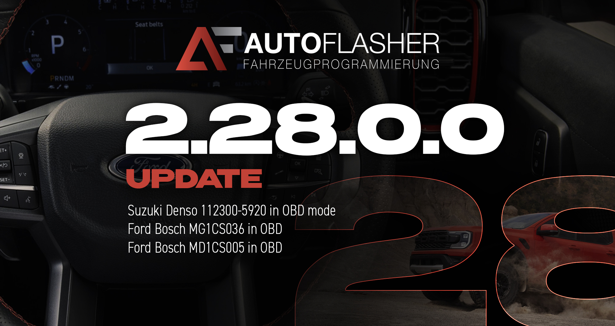 Mise à jour Autoflasher 2.28.0.0
